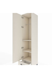 Hyperion Dolap 3 Raflı Tek Çekmeceli Tek Askılı 44x44x195 - S58M098V1B