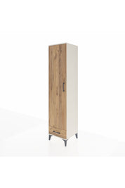 Hyperion Dolap 3 Raflı Tek Çekmeceli Tek Askılı 44x44x195 - S58M098V3B