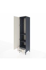 Hyperion Dolap 3 Raflı Tek Çekmeceli Tek Askılı 44x44x195 - S58M098V4B