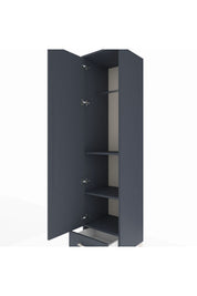 Hyperion Dolap 3 Raflı Tek Çekmeceli Tek Askılı 44x44x195 - S58M098V5B