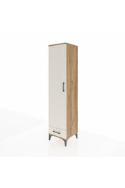 Hyperion Dolap 3 Raflı Tek Çekmeceli Tek Askılı 44x44x195 - S58M098V7B