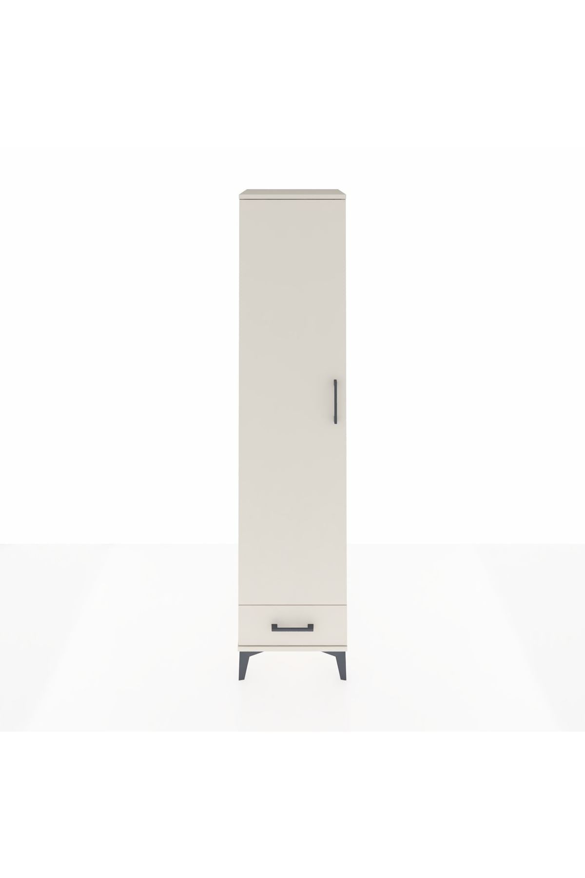 Hyperion Dolap 5 Raflı Tek Çekmeceli Tek Kapaklı 44x44x195 - S58M099V1B