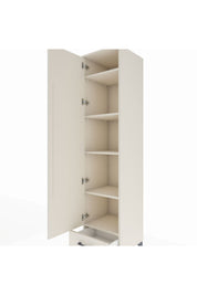 Hyperion Dolap 5 Raflı Tek Çekmeceli Tek Kapaklı 44x44x195 - S58M099V1B