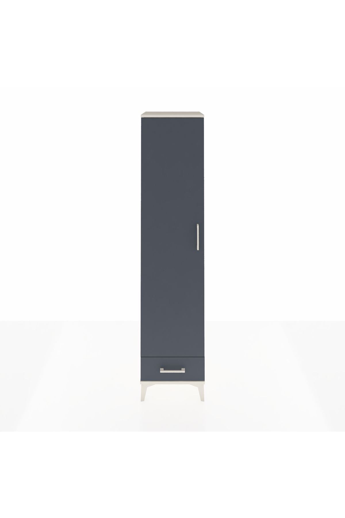 Hyperion Dolap 5 Raflı Tek Çekmeceli Tek Kapaklı 44x44x195 - S58M099V2B