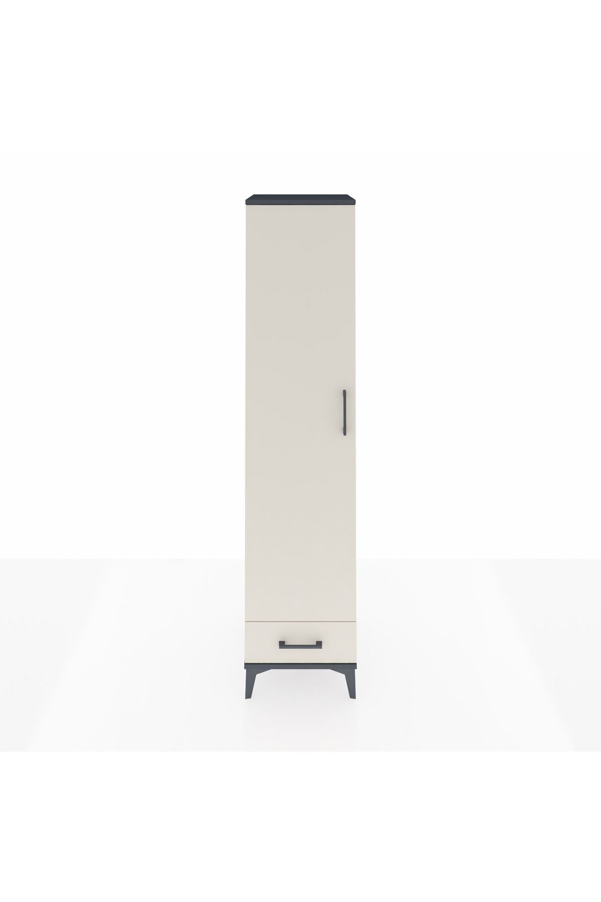Hyperion Dolap 5 Raflı Tek Çekmeceli Tek Kapaklı 44x44x195 - S58M099V4B