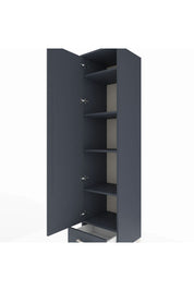 Hyperion Dolap 5 Raflı Tek Çekmeceli Tek Kapaklı 44x44x195 - S58M099V5B