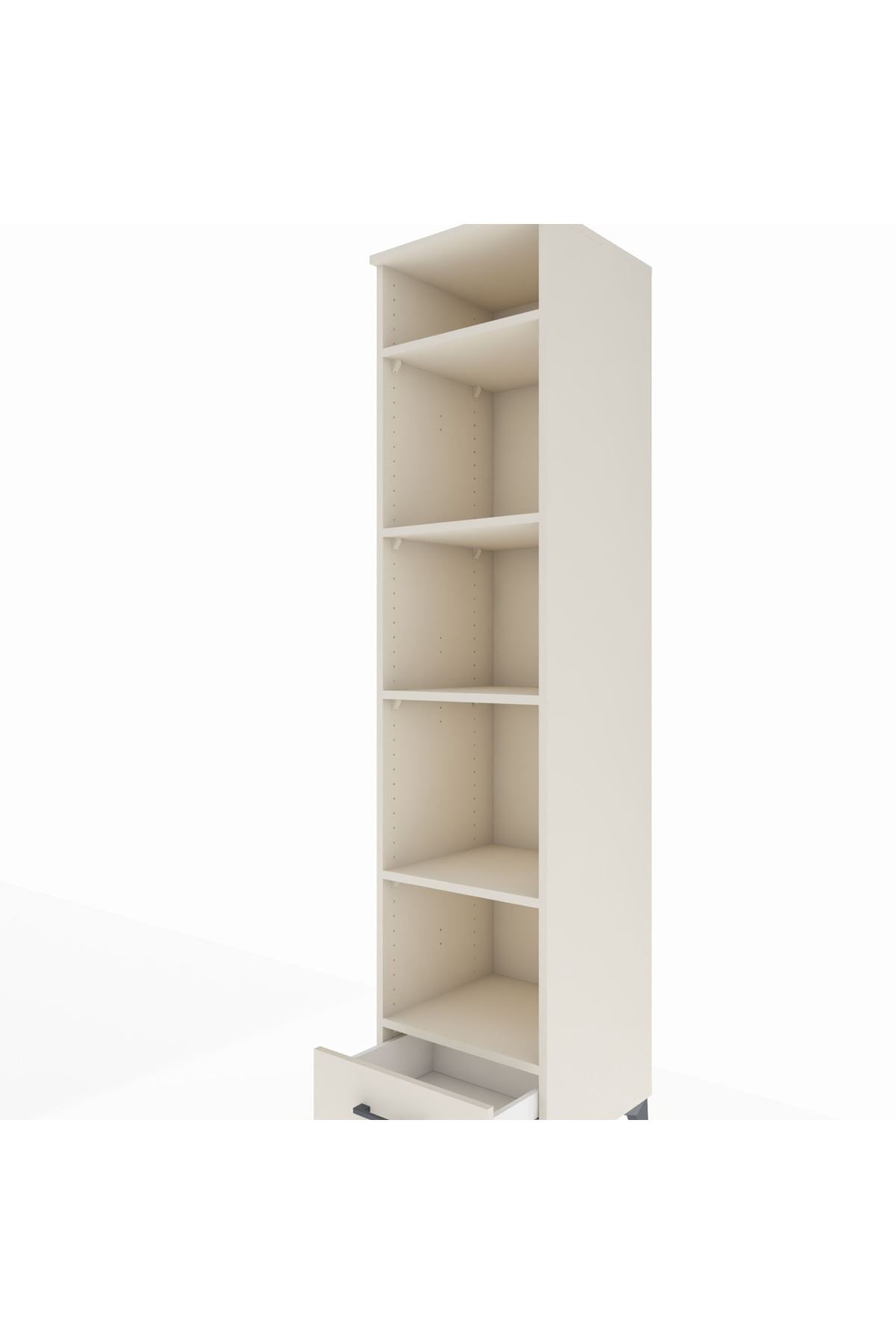 Hyperion Dolap 5 Raflı Tek Çekmeceli 44x44x195 - S58M100V1B