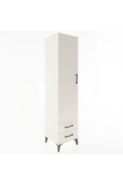 Hyperion Dolap 4 Raflı 2 Çekmeceli Tek Kapaklı 44x44x195 - S58M101V1B
