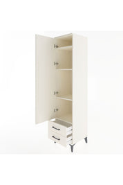 Hyperion Dolap 4 Raflı 2 Çekmeceli Tek Kapaklı 44x44x195 - S58M101V1B