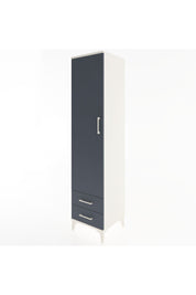 Hyperion Dolap 4 Raflı 2 Çekmeceli Tek Kapaklı 44x44x195 - S58M101V2B