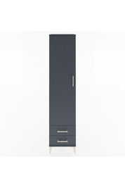 Hyperion Dolap 4 Raflı 2 Çekmeceli Tek Kapaklı 44x44x195 - S58M101V5B