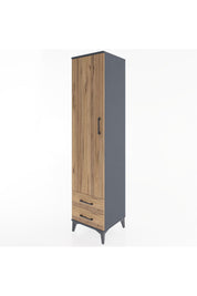Hyperion Dolap 4 Raflı 2 Çekmeceli Tek Kapaklı 44x44x195 - S58M101V6B