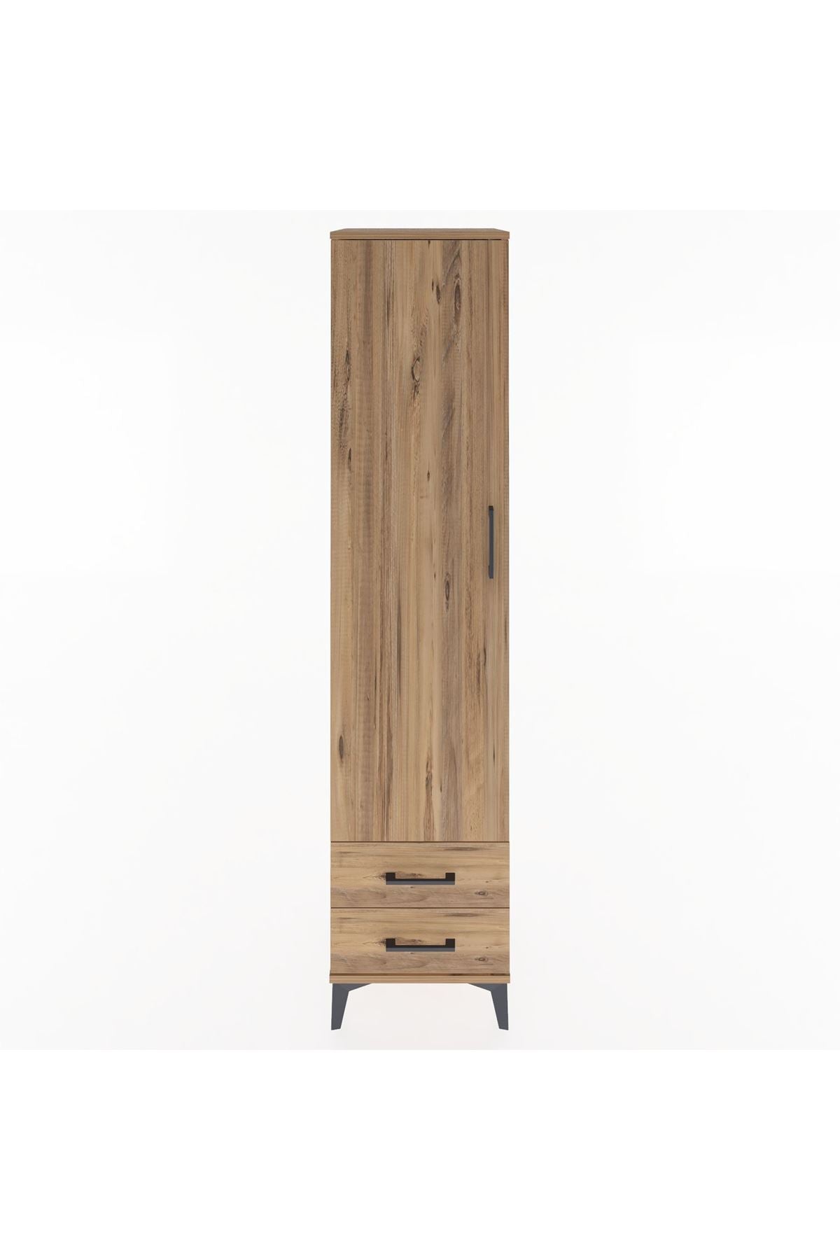 Hyperion Dolap 4 Raflı 2 Çekmeceli Tek Kapaklı 44x44x195 - S58M101V9B