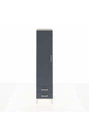 Hyperion Dolap 2 Raflı 2 Çekmeceli Tek Askılı 44x44x195 - S58M102V2B