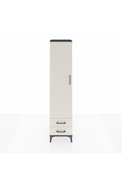 Hyperion Dolap 2 Raflı 2 Çekmeceli Tek Askılı 44x44x195 - S58M102V4B