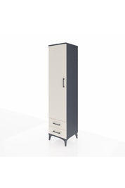 Hyperion Dolap 2 Raflı 2 Çekmeceli Tek Askılı 44x44x195 - S58M102V4B