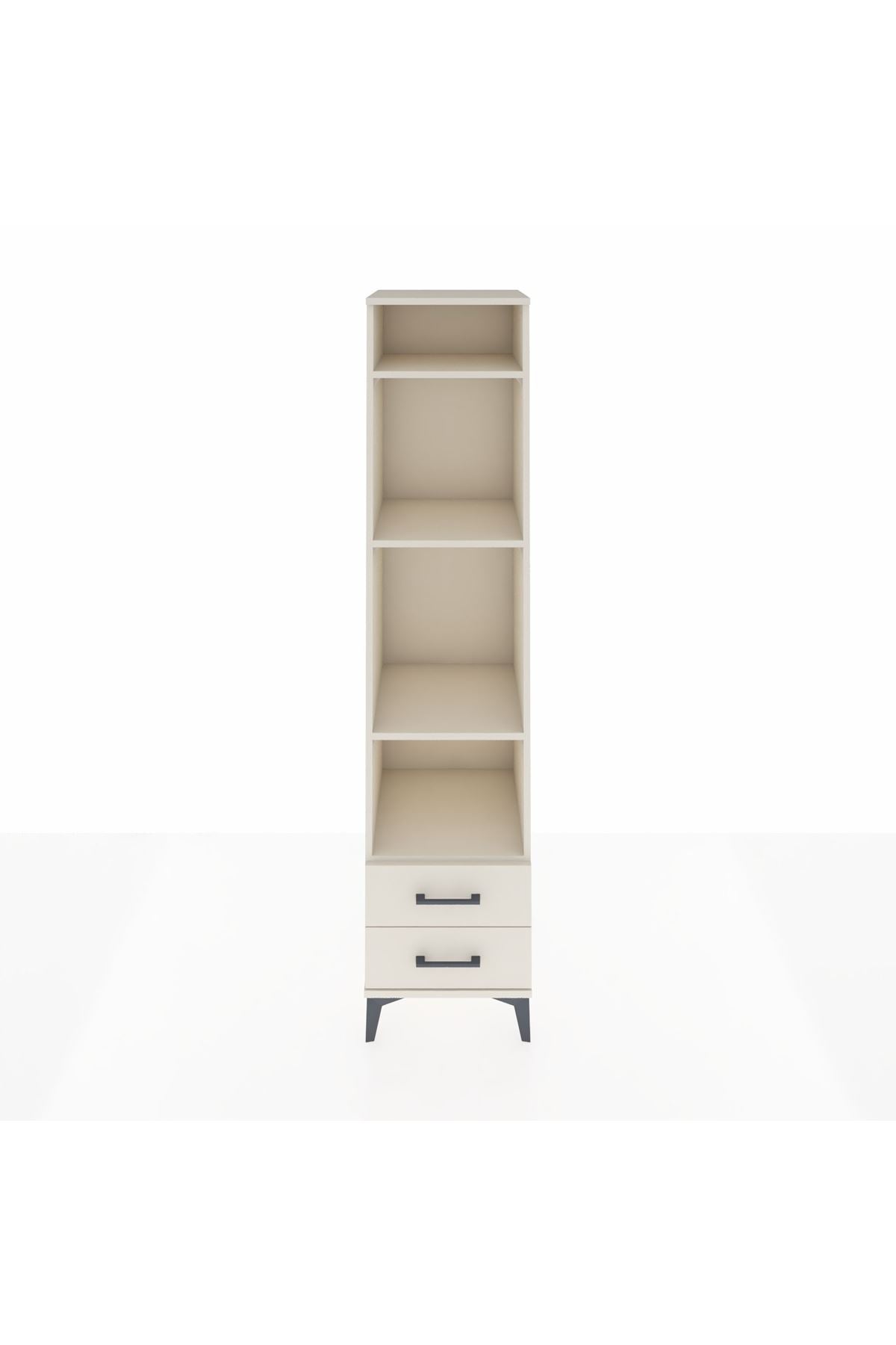 Hyperion Dolap 4 Raflı 2 Çekmeceli 44x44x195 - S58M103V1B