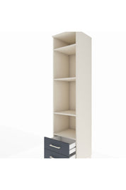 Hyperion Dolap 4 Raflı 2 Çekmeceli 44x44x195 - S58M103V2B