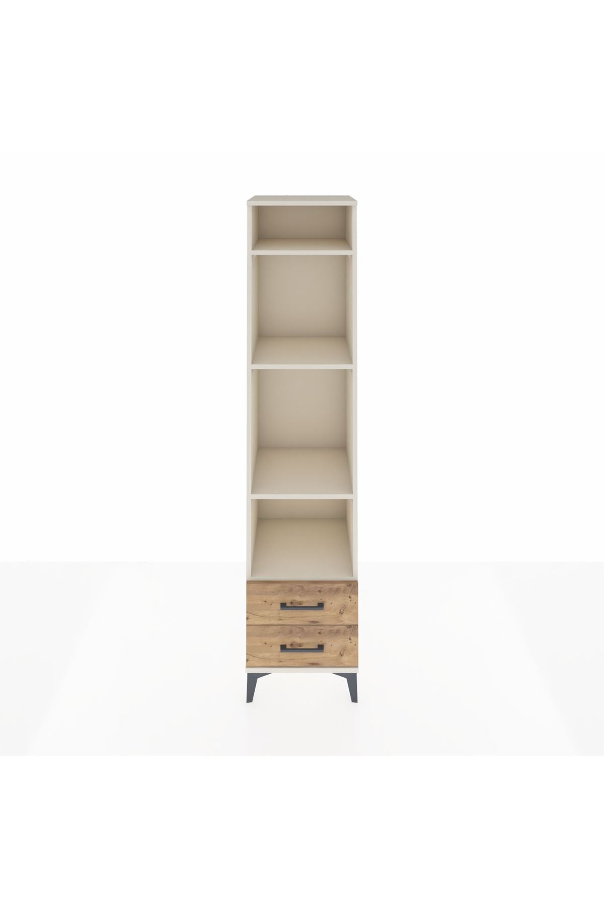 Hyperion Dolap 4 Raflı 2 Çekmeceli 44x44x195 - S58M103V3B
