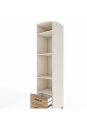 Hyperion Dolap 4 Raflı 2 Çekmeceli 44x44x195 - S58M103V3B