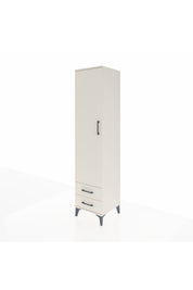 Hyperion Dolap 5 Raflı 2 Çekmeceli Tek Kapaklı 44x44x195 - S58M104V1B