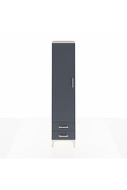 Hyperion Dolap 5 Raflı 2 Çekmeceli Tek Kapaklı 44x44x195 - S58M104V2B