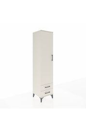 Hyperion Dolap 3 Raflı 2 Çekmeceli Tek Askılı 44x44x195 - S58M105V1B