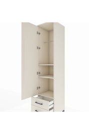 Hyperion Dolap 3 Raflı 2 Çekmeceli Tek Askılı 44x44x195 - S58M105V1B