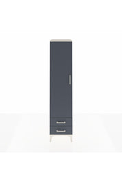 Hyperion Dolap 3 Raflı 2 Çekmeceli Tek Askılı 44x44x195 - S58M105V2B
