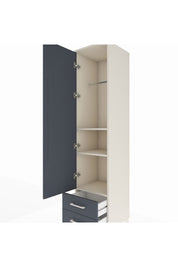 Hyperion Dolap 3 Raflı 2 Çekmeceli Tek Askılı 44x44x195 - S58M105V2B