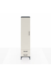 Hyperion Dolap 3 Raflı 2 Çekmeceli Tek Askılı 44x44x195 - S58M105V4B