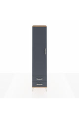 Hyperion Dolap 3 Raflı 2 Çekmeceli Tek Askılı 44x44x195