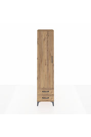 Hyperion Dolap 3 Raflı 2 Çekmeceli Tek Askılı 44x44x195 - S58M105V9B