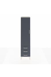 Hyperion Dolap 2 Raflı 3 Çekmeceli Tek Askılı 44x44x195 - S58M106V2B