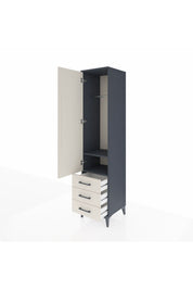Hyperion Dolap 2 Raflı 3 Çekmeceli Tek Askılı 44x44x195 - S58M106V4B