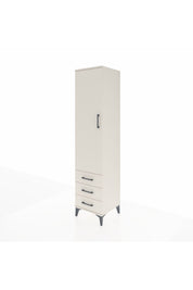 Hyperion Dolap 4 Raflı 3 Çekmeceli Tek Kapaklı 44x44x195 - S58M107V1B