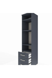 Hyperion Dolap 4 Raflı 3 Çekmeceli 44x44x195 - S58M108V5B
