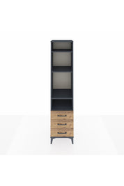 Hyperion Dolap 4 Raflı 3 Çekmeceli 44x44x195 - S58M108V6B