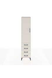 Hyperion Dolap Tek Raflı 4 Çekmeceli Tek Askılı 44x44x195 - S58M109V1B