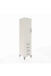 Hyperion Dolap 3 Raflı 4 Çekmeceli Tek Kapaklı 44x44x195 - S58M110V1B