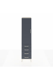Hyperion Dolap 3 Raflı 4 Çekmeceli Tek Kapaklı 44x44x195 - S58M110V2B