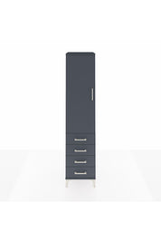 Hyperion Dolap 3 Raflı 4 Çekmeceli Tek Kapaklı 44x44x195 - S58M110V5B