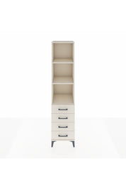 Hyperion Dolap 3 Raflı 4 Çekmeceli 44x44x195 - S58M111V1B