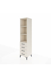 Hyperion Dolap 3 Raflı 4 Çekmeceli 44x44x195 - S58M111V1B