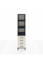 Hyperion Dolap 3 Raflı 4 Çekmeceli 44x44x195 - S58M111V4B