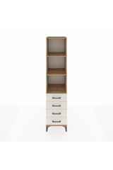 Hyperion Dolap 3 Raflı 4 Çekmeceli 44x44x195