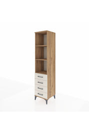 Hyperion Dolap 3 Raflı 4 Çekmeceli 44x44x195 - S58M111V7B