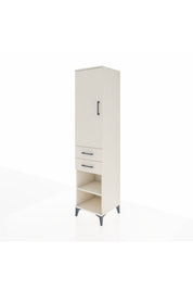 Hyperion Dolap Tek Raflı 2 Çekmeceli Tek Askılı 44x44x195 - S58M112V1B