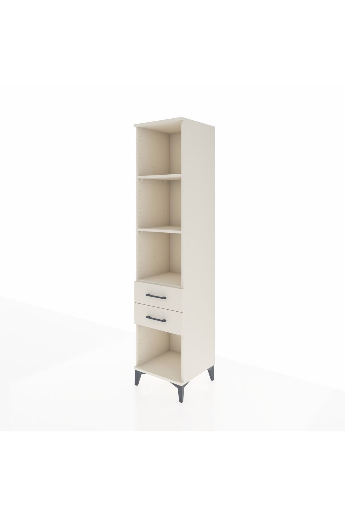 Hyperion Dolap 3 Raflı 2 Çekmeceli 44x44x195 - S58M114V1B