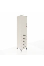 Hyperion Dolap 3 Raflı 5 Çekmeceli Tek Kapaklı 44x44x195 - S58M116V1B